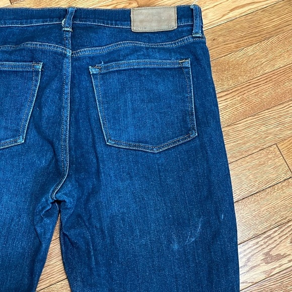 J. Crew Men's Straight Jeans - Dark Blue - Picture 4 of 10